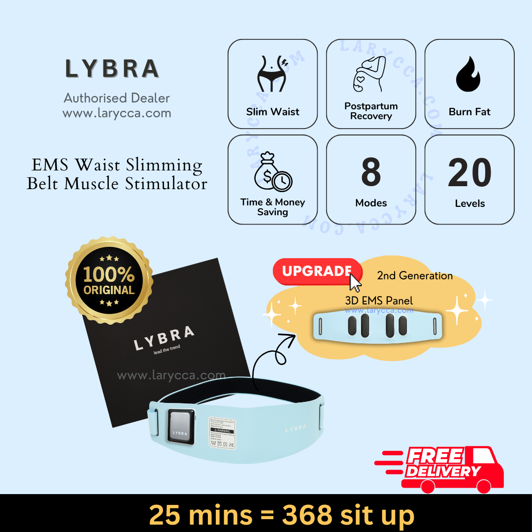 【2nd Edition】Lybra Smart EMS Abdominal Waist Toning Belt