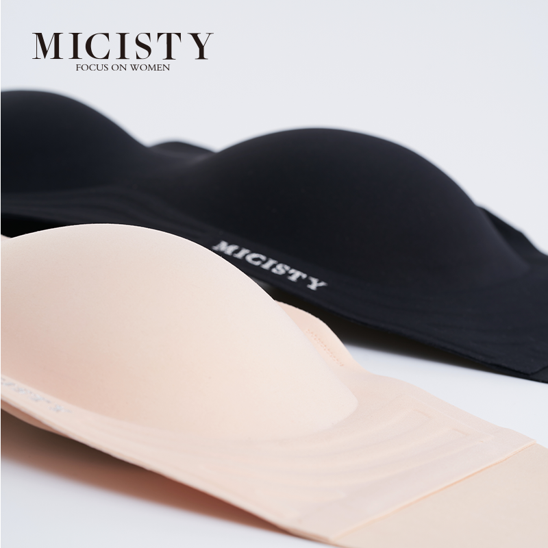 Micisty Seamless Strapless Push Up Bra